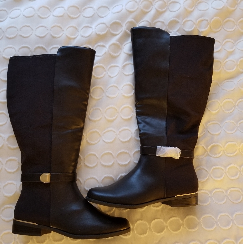 Lane Bryant Dk Brown Riding Boots